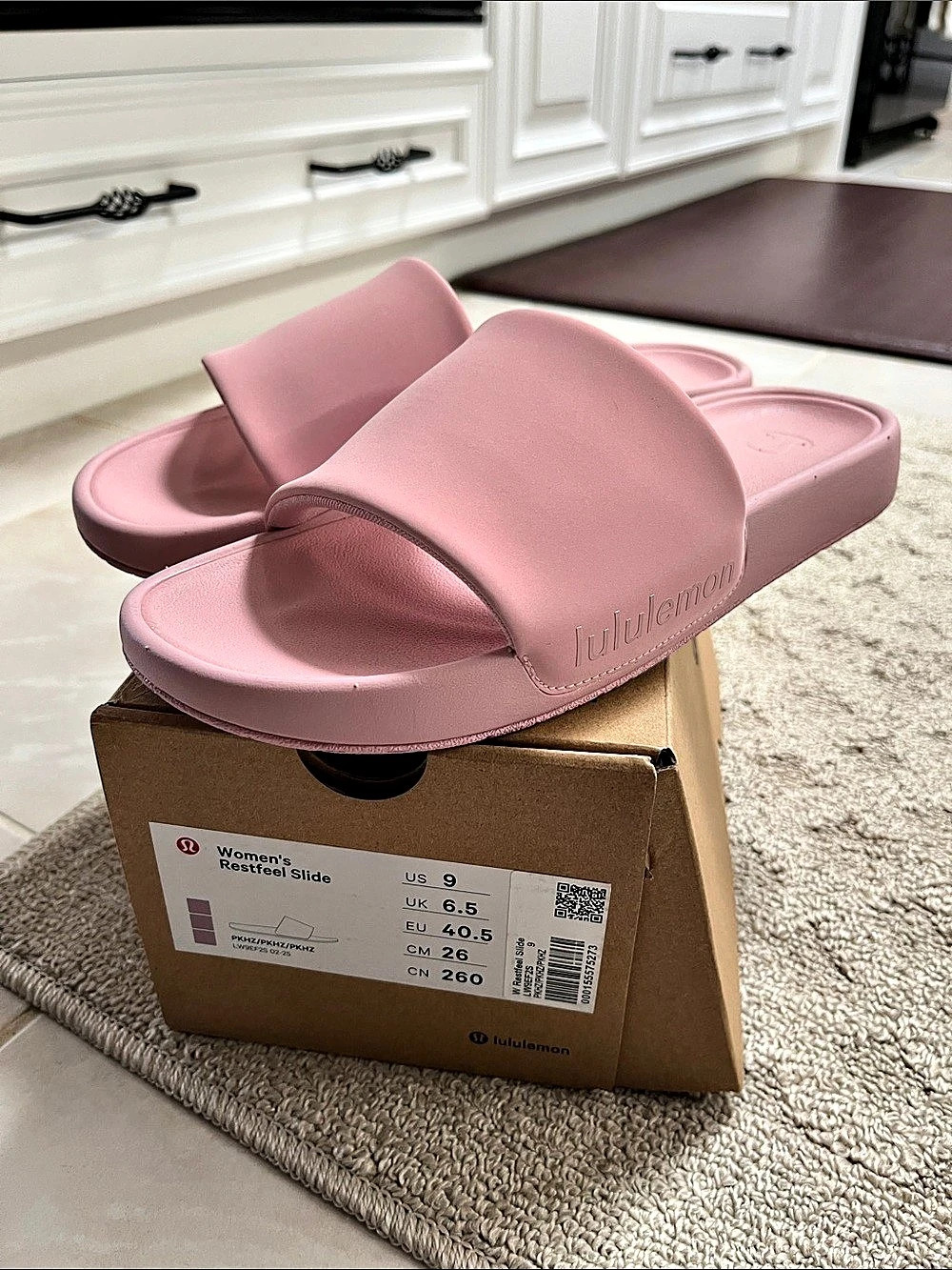lululemon Women's Restfeel Slide Sandals Pink US 9 NWB